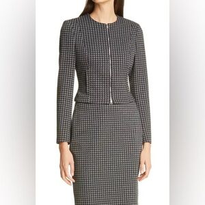Hugo Boss Houndstooth Blazer in Black and grey 2 piece set